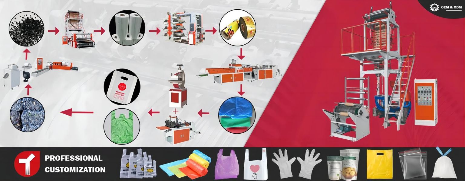 Bolsa de papel de la comida que hace la máquina